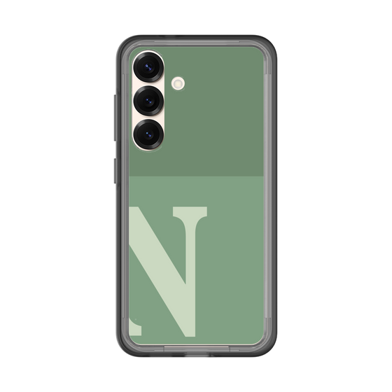スリムプロテクションプレミアムケース［ オリジナル - initial two tone - N green ］