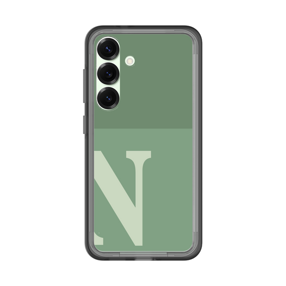 スリムプロテクションプレミアムケース［ オリジナル - initial two tone - N green ］