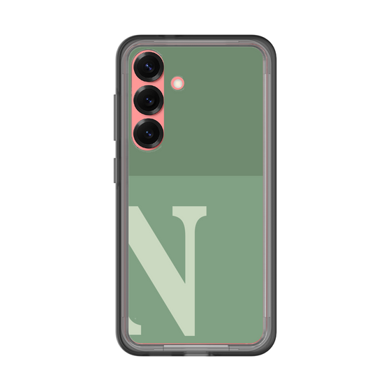スリムプロテクションプレミアムケース［ オリジナル - initial two tone - N green ］