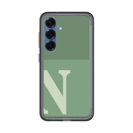 スリムプロテクションプレミアムケース［ オリジナル - initial two tone - N green ］