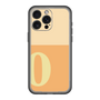 スリムプロテクションプレミアムケース［ オリジナル - initial two tone - O orange ］
