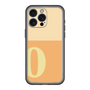 スリムプロテクションプレミアムケース［ オリジナル - initial two tone - O orange ］