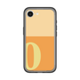 スリムプロテクションプレミアムケース［ オリジナル - initial two tone - O orange ］