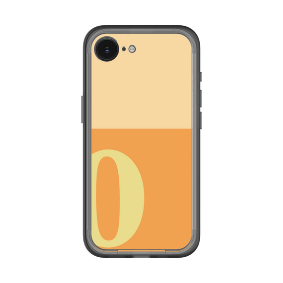スリムプロテクションプレミアムケース［ オリジナル - initial two tone - O orange ］