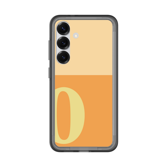 スリムプロテクションプレミアムケース［ オリジナル - initial two tone - O orange ］