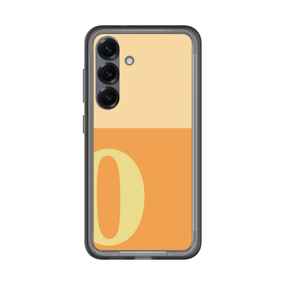 スリムプロテクションプレミアムケース［ オリジナル - initial two tone - O orange ］