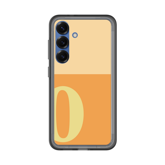 スリムプロテクションプレミアムケース［ オリジナル - initial two tone - O orange ］