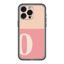 スリムプロテクションプレミアムケース［ オリジナル - initial two tone - O pink ］
