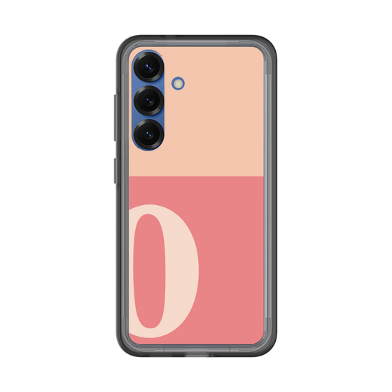 スリムプロテクションプレミアムケース［ オリジナル - initial two tone - O pink ］