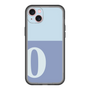 スリムプロテクションプレミアムケース［ オリジナル - initial two tone - O blue ］