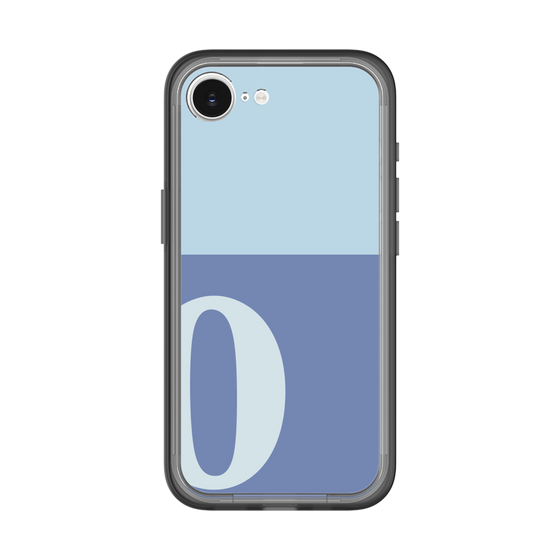 スリムプロテクションプレミアムケース［ オリジナル - initial two tone - O blue ］