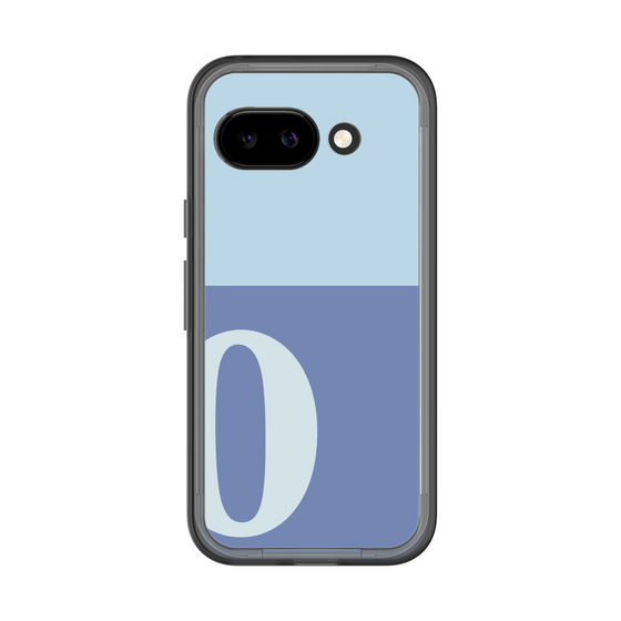 スリムプロテクションプレミアムケース［ オリジナル - initial two tone - O blue ］
