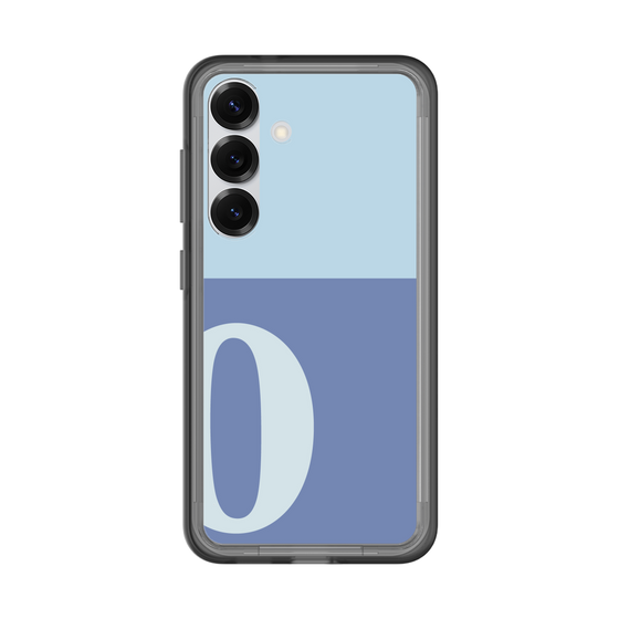 スリムプロテクションプレミアムケース［ オリジナル - initial two tone - O blue ］