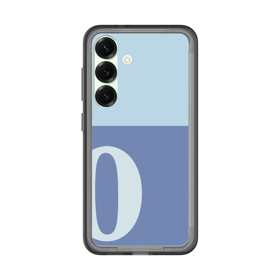スリムプロテクションプレミアムケース［ オリジナル - initial two tone - O blue ］