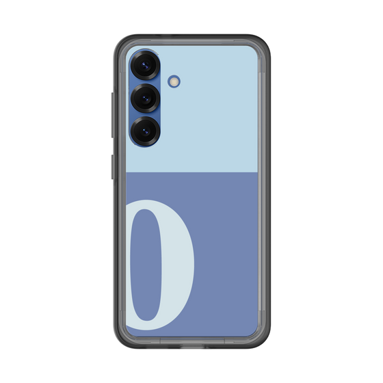 スリムプロテクションプレミアムケース［ オリジナル - initial two tone - O blue ］