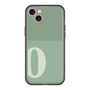 スリムプロテクションプレミアムケース［ オリジナル - initial two tone - O green ］