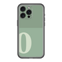 スリムプロテクションプレミアムケース［ オリジナル - initial two tone - O green ］
