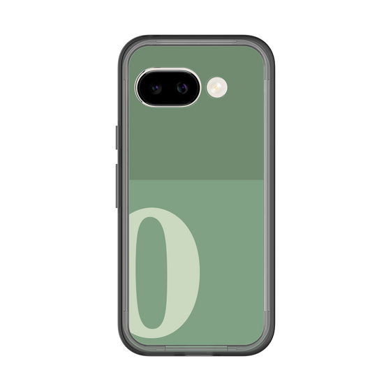 スリムプロテクションプレミアムケース［ オリジナル - initial two tone - O green ］