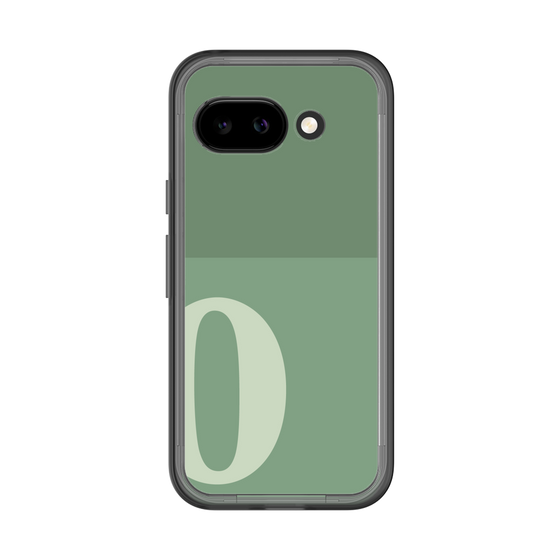 スリムプロテクションプレミアムケース［ オリジナル - initial two tone - O green ］