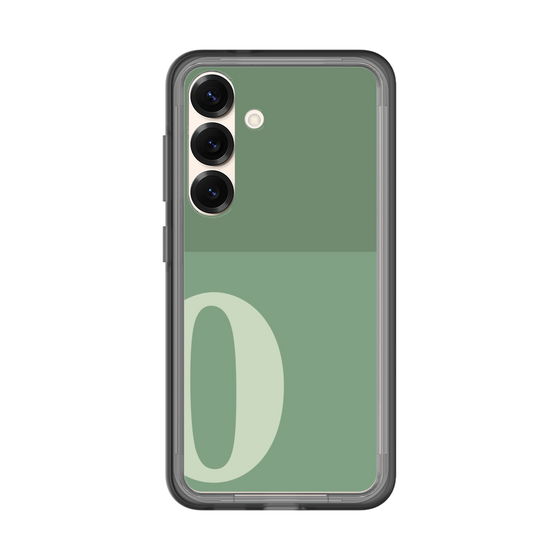 スリムプロテクションプレミアムケース［ オリジナル - initial two tone - O green ］