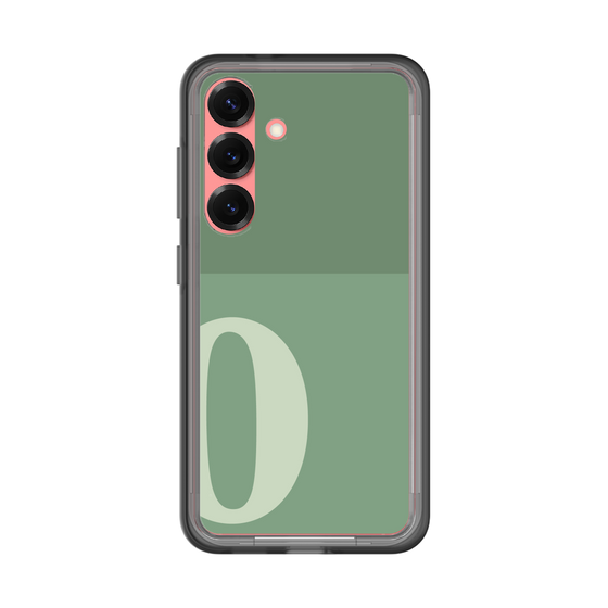 スリムプロテクションプレミアムケース［ オリジナル - initial two tone - O green ］