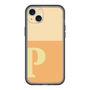 スリムプロテクションプレミアムケース［ オリジナル - initial two tone - P orange ］