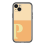 スリムプロテクションプレミアムケース［ オリジナル - initial two tone - P orange ］