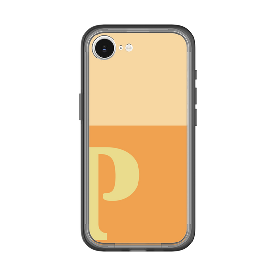 スリムプロテクションプレミアムケース［ オリジナル - initial two tone - P orange ］