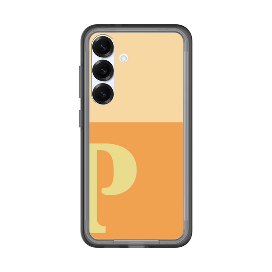 スリムプロテクションプレミアムケース［ オリジナル - initial two tone - P orange ］