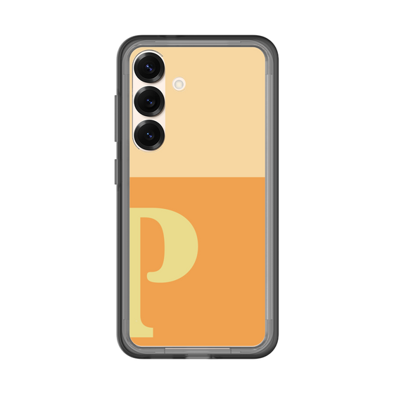 スリムプロテクションプレミアムケース［ オリジナル - initial two tone - P orange ］
