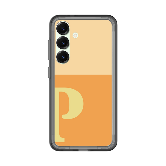 スリムプロテクションプレミアムケース［ オリジナル - initial two tone - P orange ］