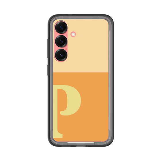 スリムプロテクションプレミアムケース［ オリジナル - initial two tone - P orange ］