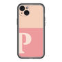 スリムプロテクションプレミアムケース［ オリジナル - initial two tone - P pink ］