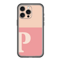 スリムプロテクションプレミアムケース［ オリジナル - initial two tone - P pink ］