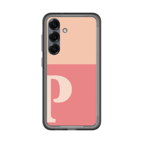 スリムプロテクションプレミアムケース［ オリジナル - initial two tone - P pink ］