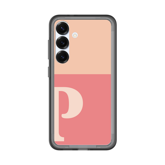 スリムプロテクションプレミアムケース［ オリジナル - initial two tone - P pink ］