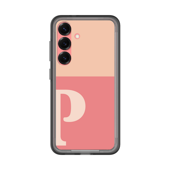 スリムプロテクションプレミアムケース［ オリジナル - initial two tone - P pink ］