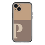 スリムプロテクションプレミアムケース［ オリジナル - initial two tone - P brown ］