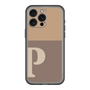 スリムプロテクションプレミアムケース［ オリジナル - initial two tone - P brown ］