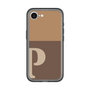 スリムプロテクションプレミアムケース［ オリジナル - initial two tone - P brown ］