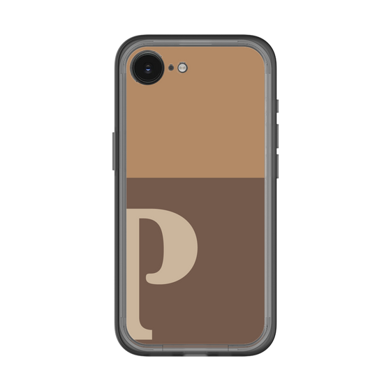 スリムプロテクションプレミアムケース［ オリジナル - initial two tone - P brown ］