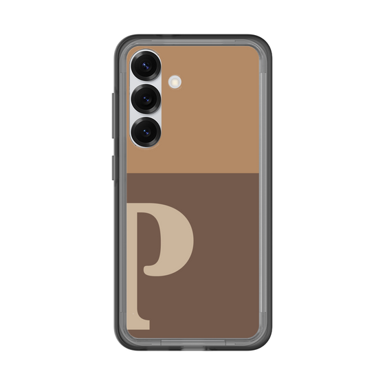 スリムプロテクションプレミアムケース［ オリジナル - initial two tone - P brown ］