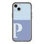 スリムプロテクションプレミアムケース［ オリジナル - initial two tone - P blue ］