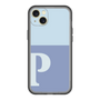 スリムプロテクションプレミアムケース［ オリジナル - initial two tone - P blue ］
