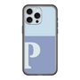 スリムプロテクションプレミアムケース［ オリジナル - initial two tone - P blue ］