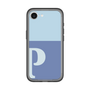 スリムプロテクションプレミアムケース［ オリジナル - initial two tone - P blue ］