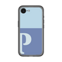 スリムプロテクションプレミアムケース［ オリジナル - initial two tone - P blue ］