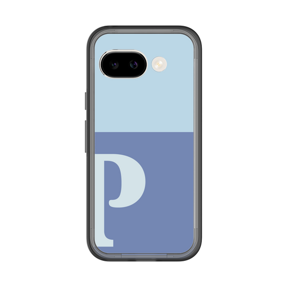 スリムプロテクションプレミアムケース［ オリジナル - initial two tone - P blue ］