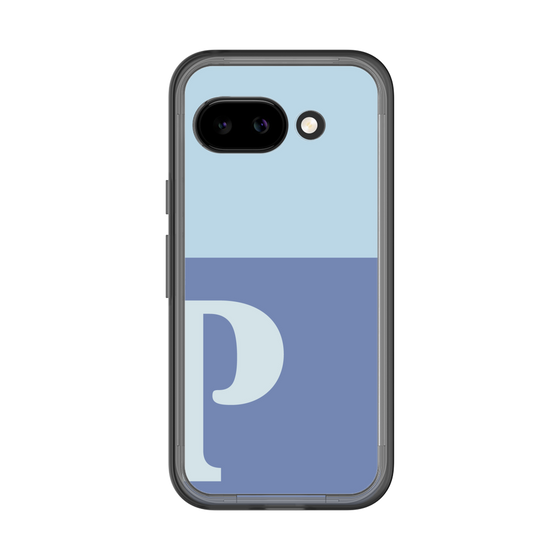 スリムプロテクションプレミアムケース［ オリジナル - initial two tone - P blue ］