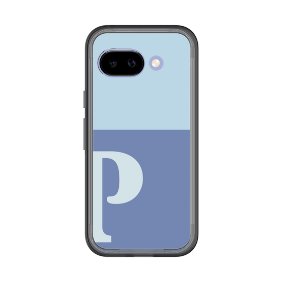スリムプロテクションプレミアムケース［ オリジナル - initial two tone - P blue ］